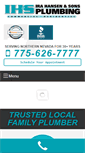 Mobile Screenshot of ihsplumbing.com